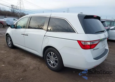 2011 Honda Odyssey Ex-L z USA, uszkodzony, nr VIN 5FNRL5H67BB083225